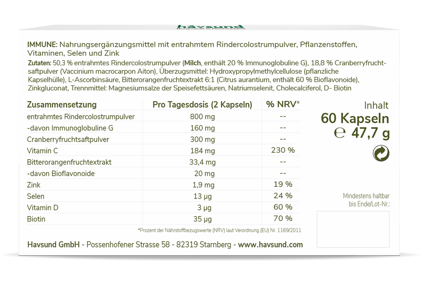 havsund Meno &amp;amp; Immune 